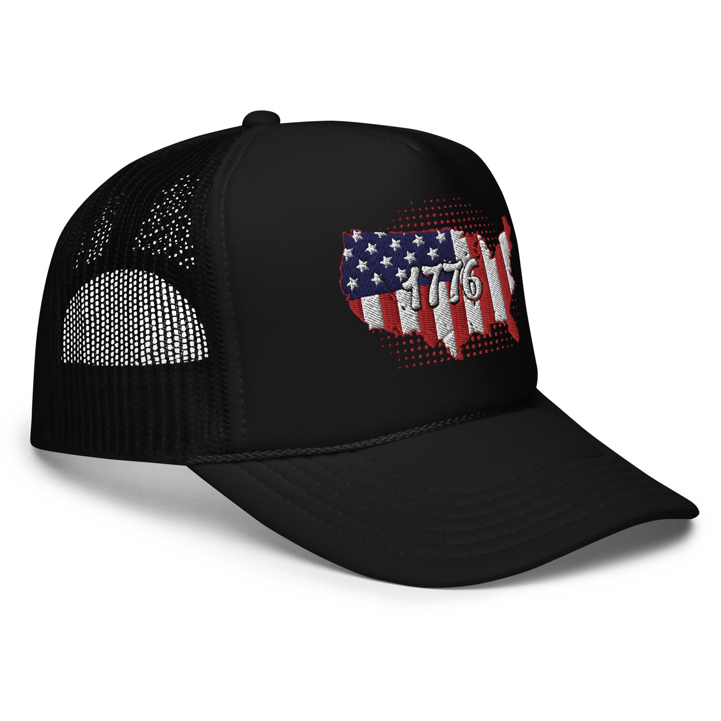 USA 1776 foam trucker hat