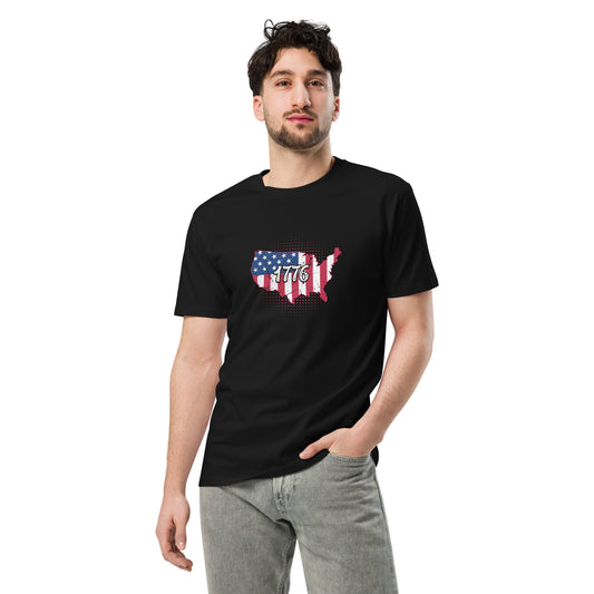 Unisex premium USA 1776 t-shirt