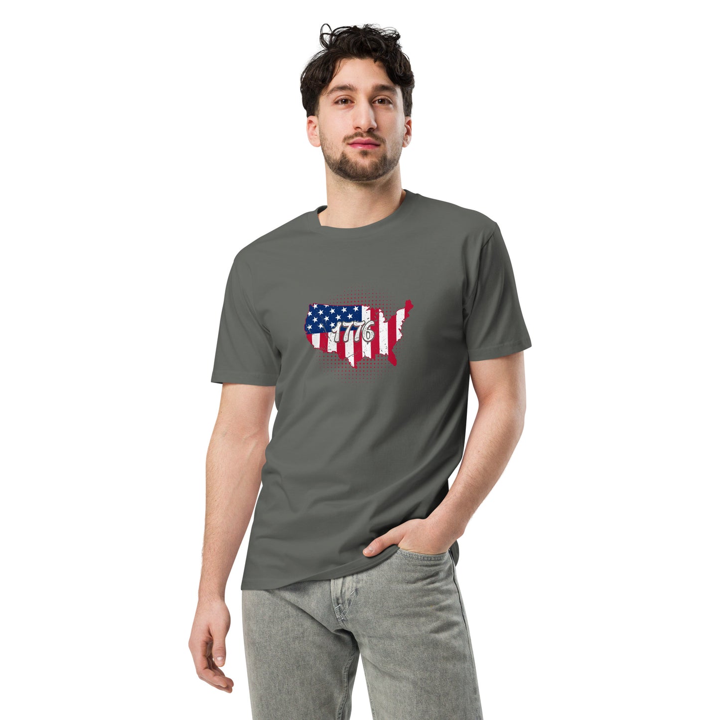 Unisex premium USA 1776 t-shirt