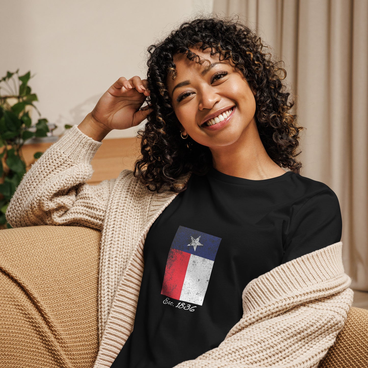 Women's Relaxed T-Shirt Texas Est. 1836