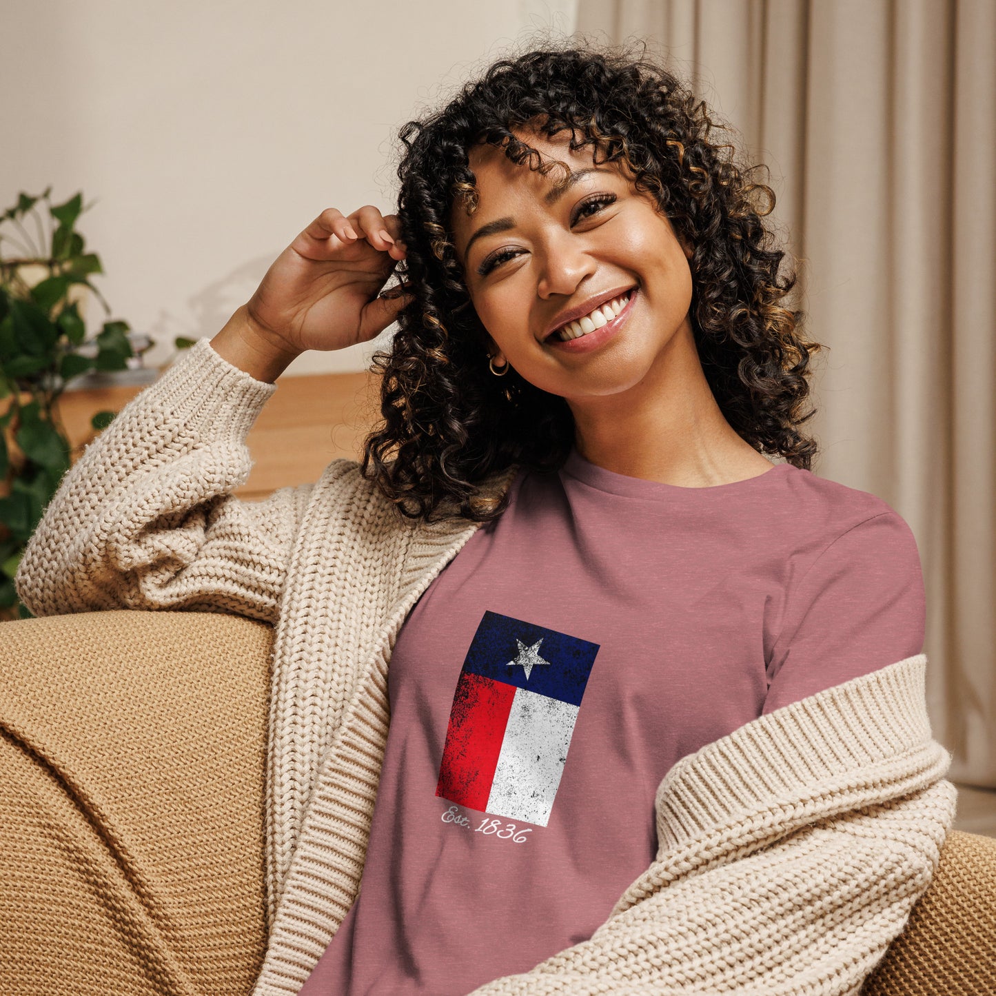 Women's Relaxed T-Shirt Texas Est. 1836