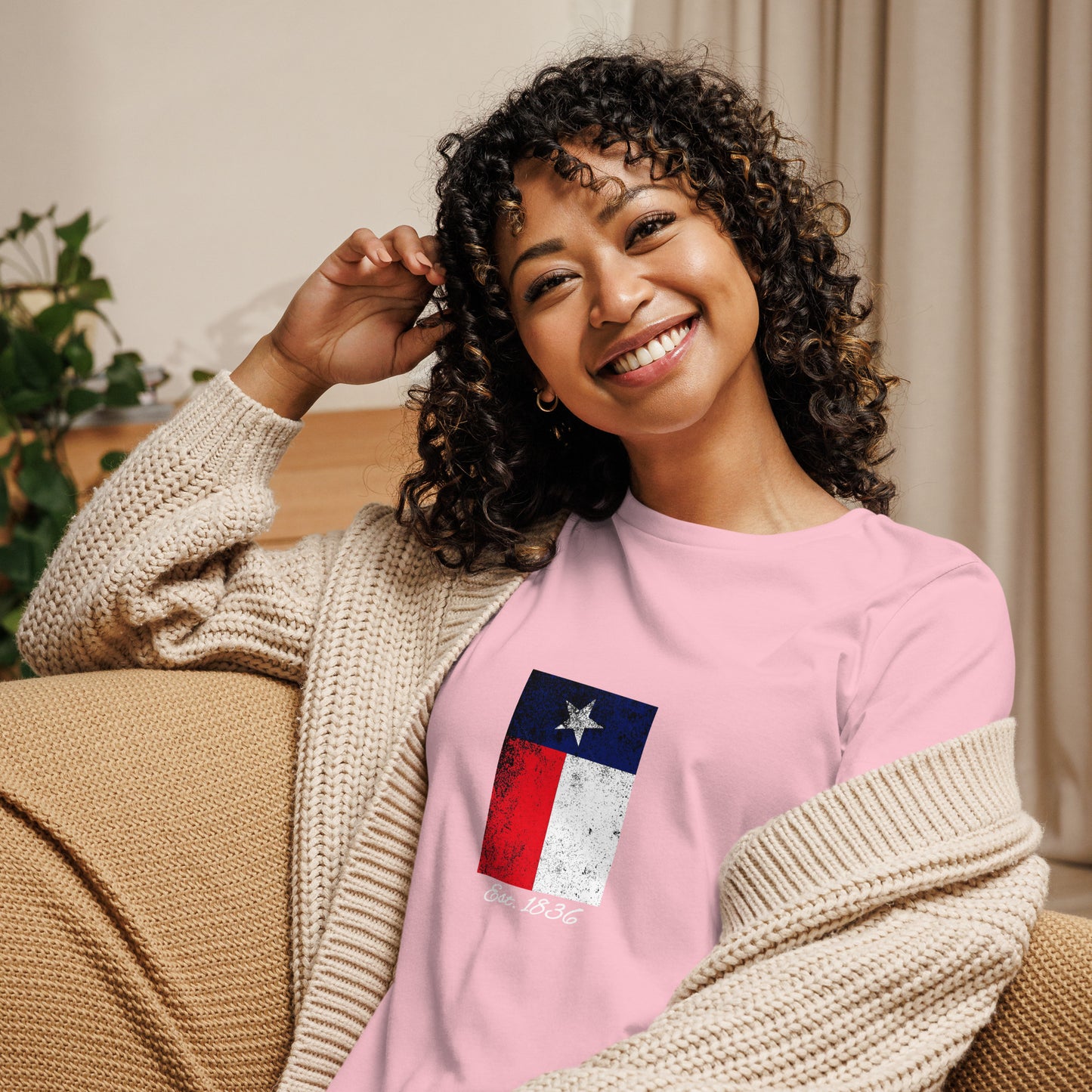 Women's Relaxed T-Shirt Texas Est. 1836